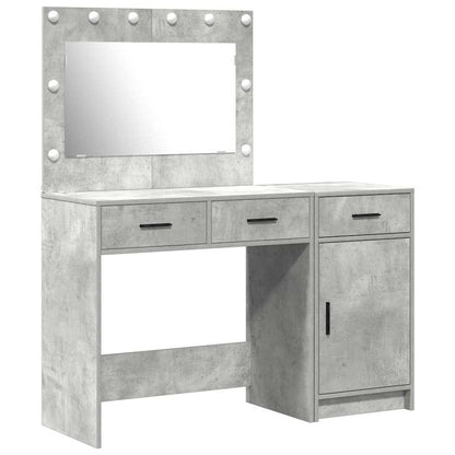 Dressing Table 2 pcs Grey 40 x 41 x 75 cm Engineered wood