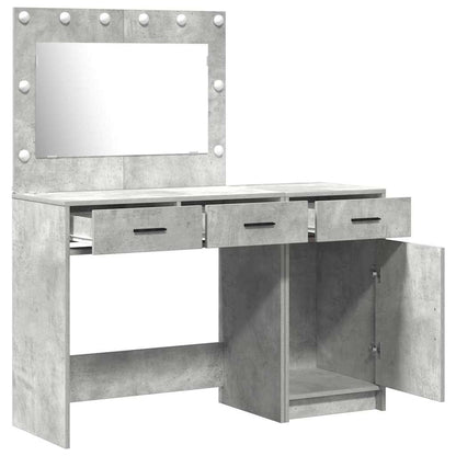 Dressing Table 2 pcs Grey 40 x 41 x 75 cm Engineered wood
