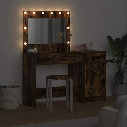 Dressing Table 2 pcs Brown 40 x 41 x 75 cm Engineered wood