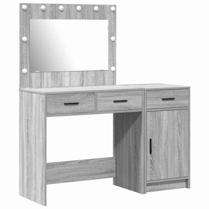 Dressing Table 2 pcs Grey 40 x 41 x 75 cm Engineered wood