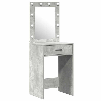 Dressing Table 2 pcs Grey 50 x 41 x 135 cm Engineered wood