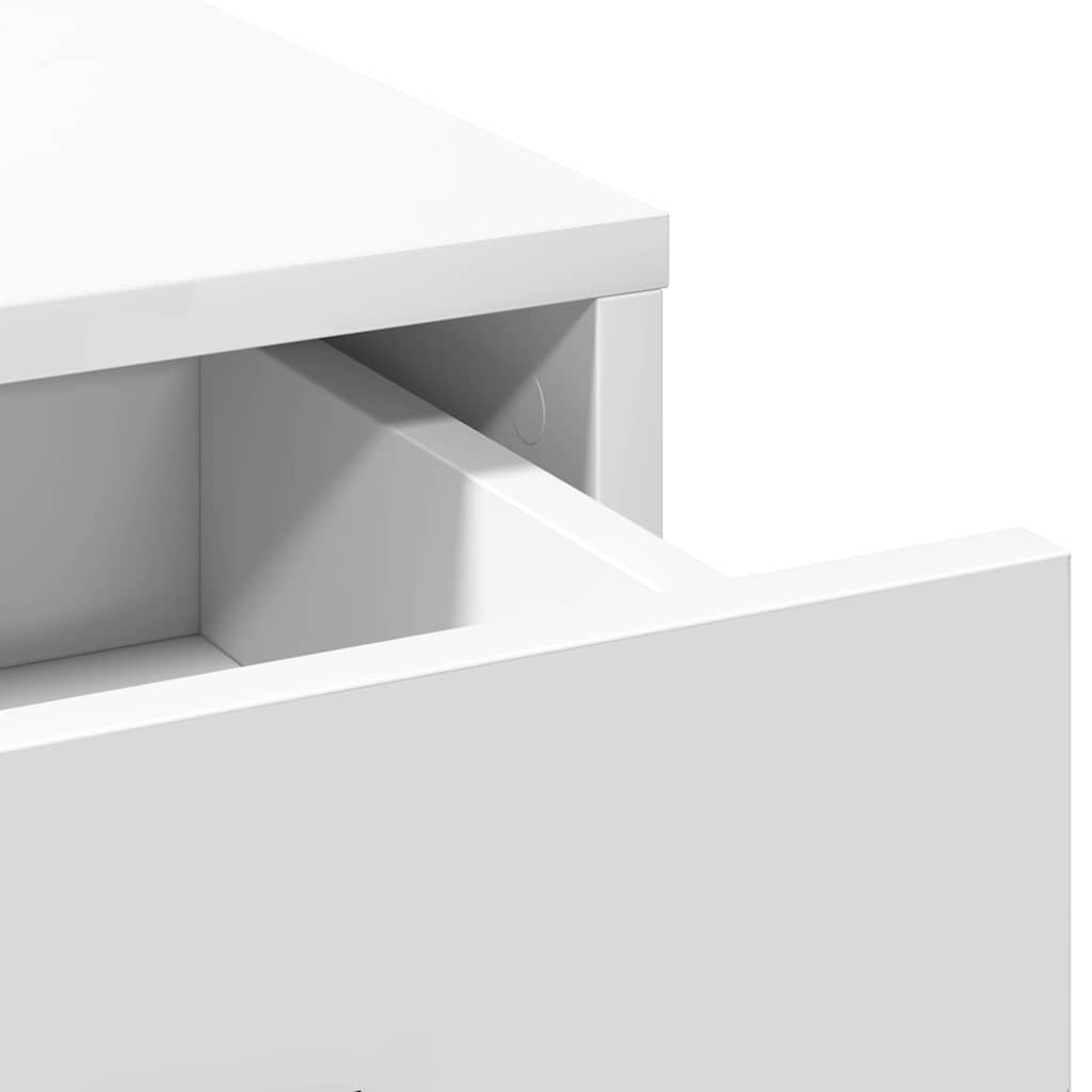 Dressing Table 3 pcs White 40 x 41 x 75 cm Engineered wood