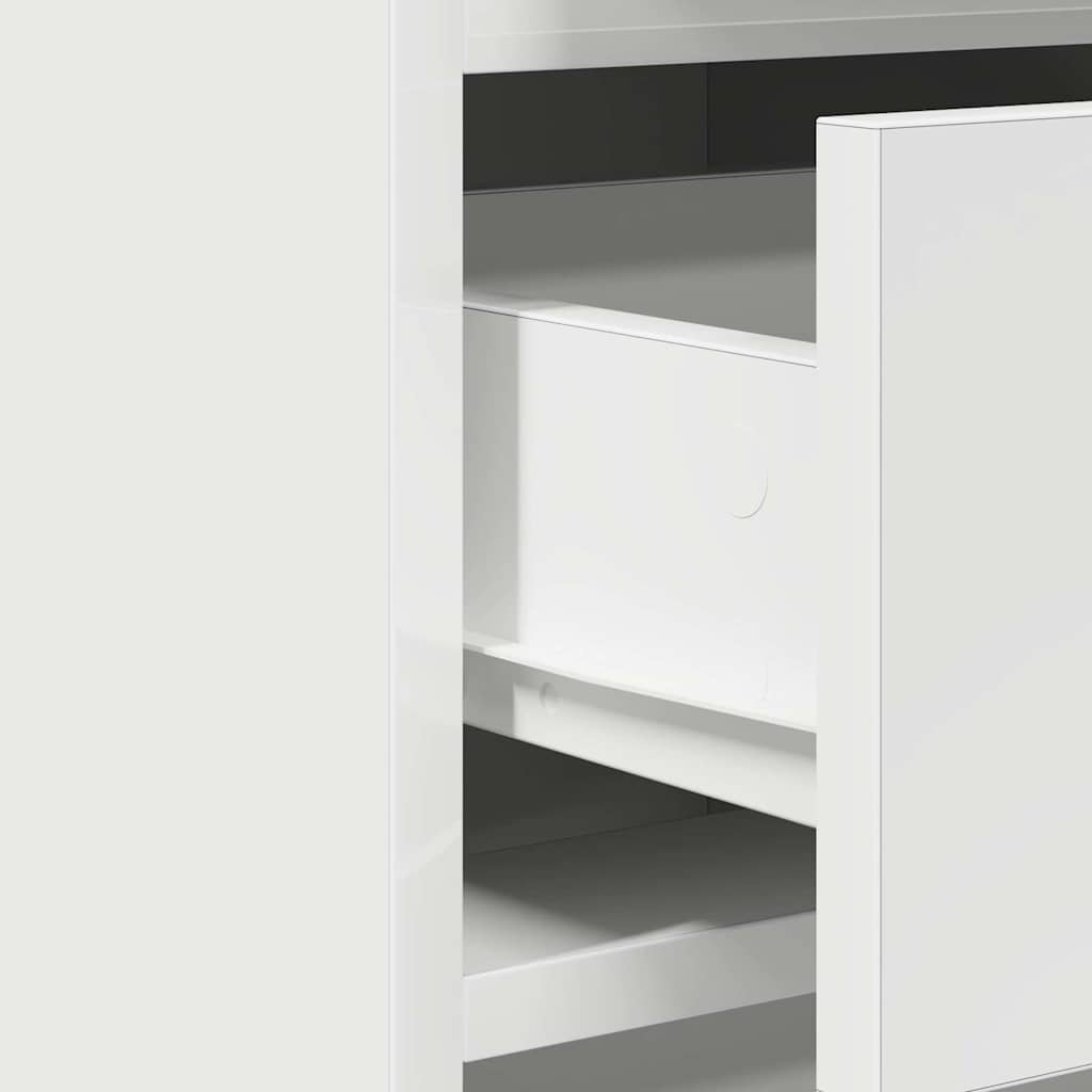 Dressing Table 3 pcs White 40 x 41 x 75 cm Engineered wood