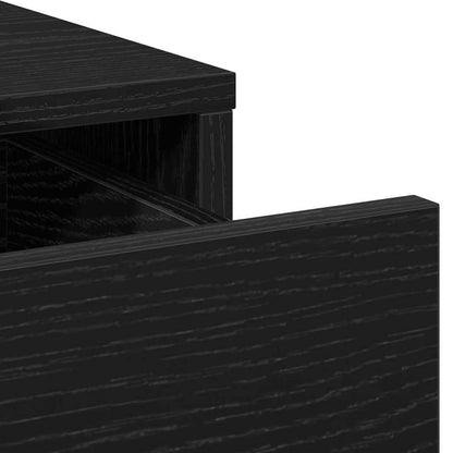 Dressing Table 3 pcs Black 40 x 41 x 75 cm Engineered wood