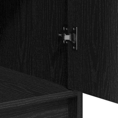 Dressing Table 3 pcs Black 40 x 41 x 75 cm Engineered wood