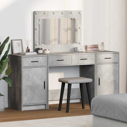 Dressing Table 3 pcs Grey 40 x 41 x 75 cm Engineered wood