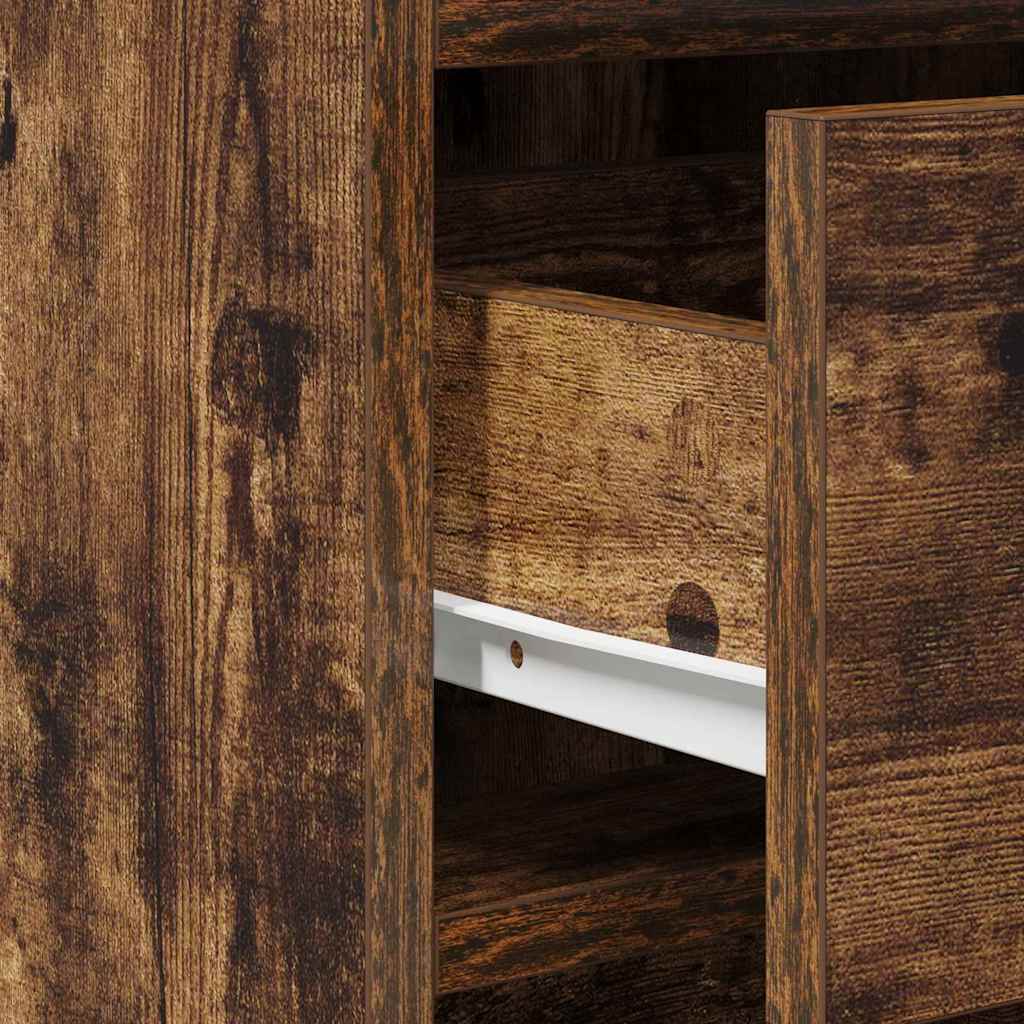 Dressing Table 3 pcs Brown 40 x 41 x 75 cm Engineered wood