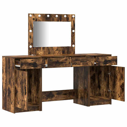 Dressing Table 3 pcs Brown 40 x 41 x 75 cm Engineered wood