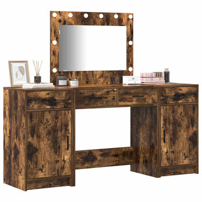 Dressing Table 3 pcs Brown 40 x 41 x 75 cm Engineered wood