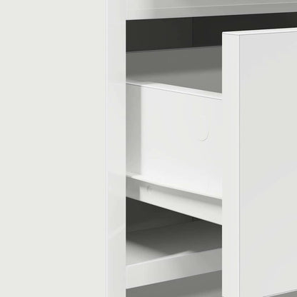 Dressing Table with Door White 50 x 41 x 135 cm Engineered wood