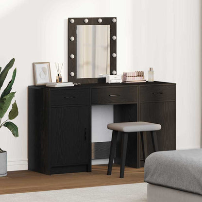 Dressing Table with Door Black 50 x 41 x 135 cm Engineered wood