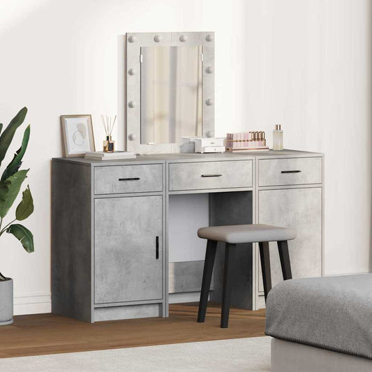 Dressing Table with Door Grey 50 x 41 x 135 cm Engineered wood