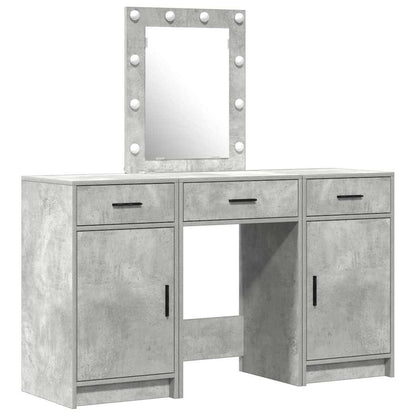 Dressing Table with Door Grey 50 x 41 x 135 cm Engineered wood