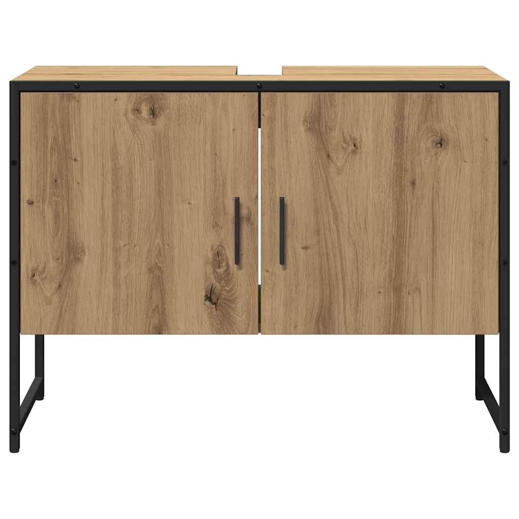 Bathroom Furniture Set with Storage 2 pcs Brown 80 x 33 x 60 cm