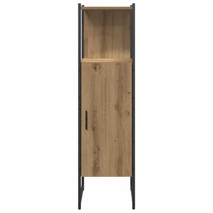 Bathroom Furniture Set with Door 3 pcs Brown 33 x 33 x 102.5 cm
