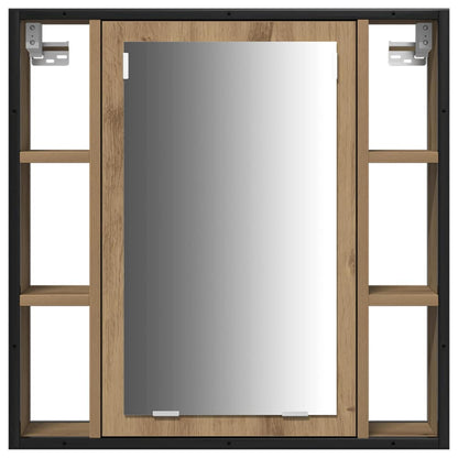 Bathroom Vanity Units with Shelf 3 pcs Brown 80 x 30 x 60 cm