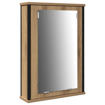 Bathroom Furniture Set 4 pcs Artisan oak 33 x 33 x 185.5 cm