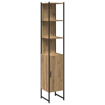 Bathroom Furniture Set 4 pcs Artisan oak 33 x 33 x 185.5 cm