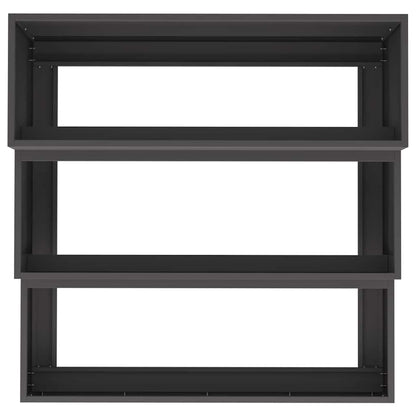 Garden Planter Black 90 x 90 x 35 cm Steel