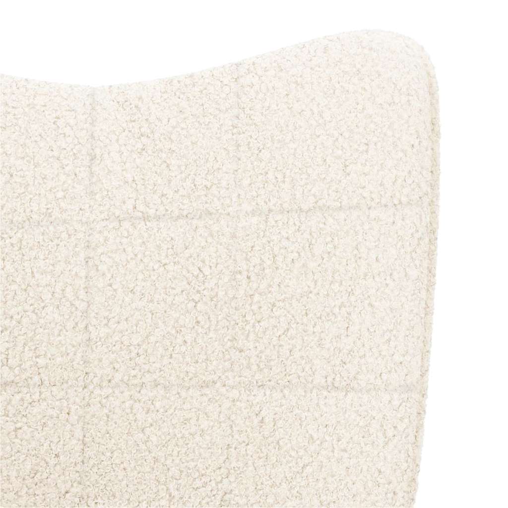 Relaxing Chair Cream 62 x 67 x 95.5 cm Fabric