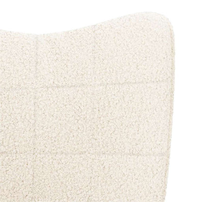 Relaxing Chair Cream 62 x 67 x 95.5 cm Fabric