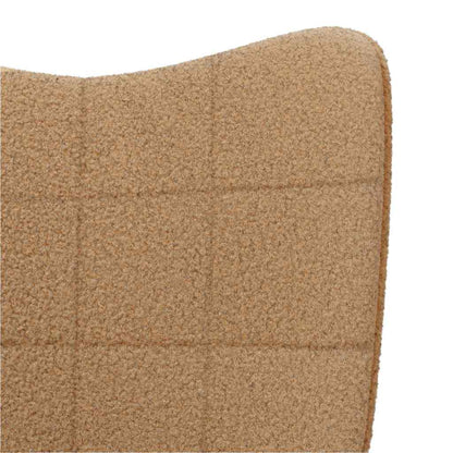 Relaxing Chair Beige 62 x 67 x 95.5 cm Fabric