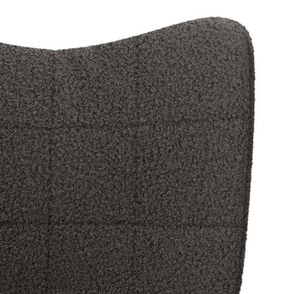 Relaxing Chair Dark grey 61 x 78 x 98 cm Fabric