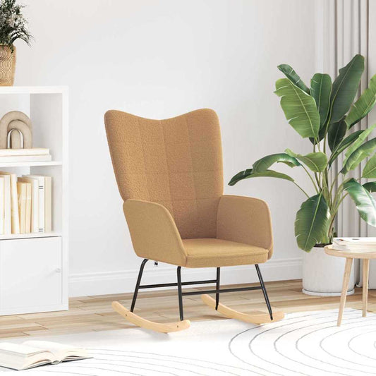Relaxing Chair Beige 61 x 78 x 98 cm Fabric