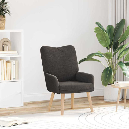 Relaxing Chair Dark grey 63 x 67 x 94 cm Fabric