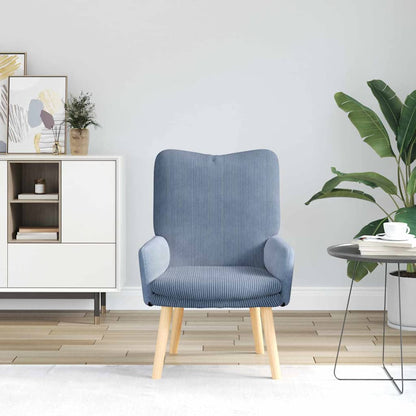 Relaxing Chair Blue 63 x 67 x 94 cm Fabric
