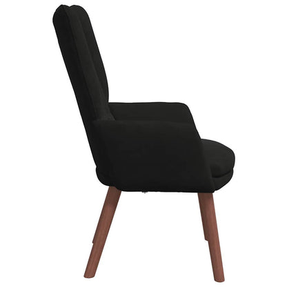 Relaxing Chair Black 63 x 67 x 94 cm Velvet