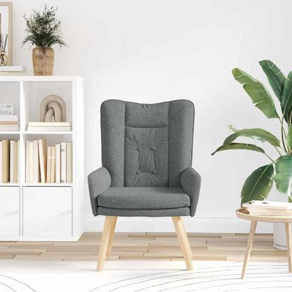 Relaxing Chair Dark grey 63 x 67 x 94 cm Fabric