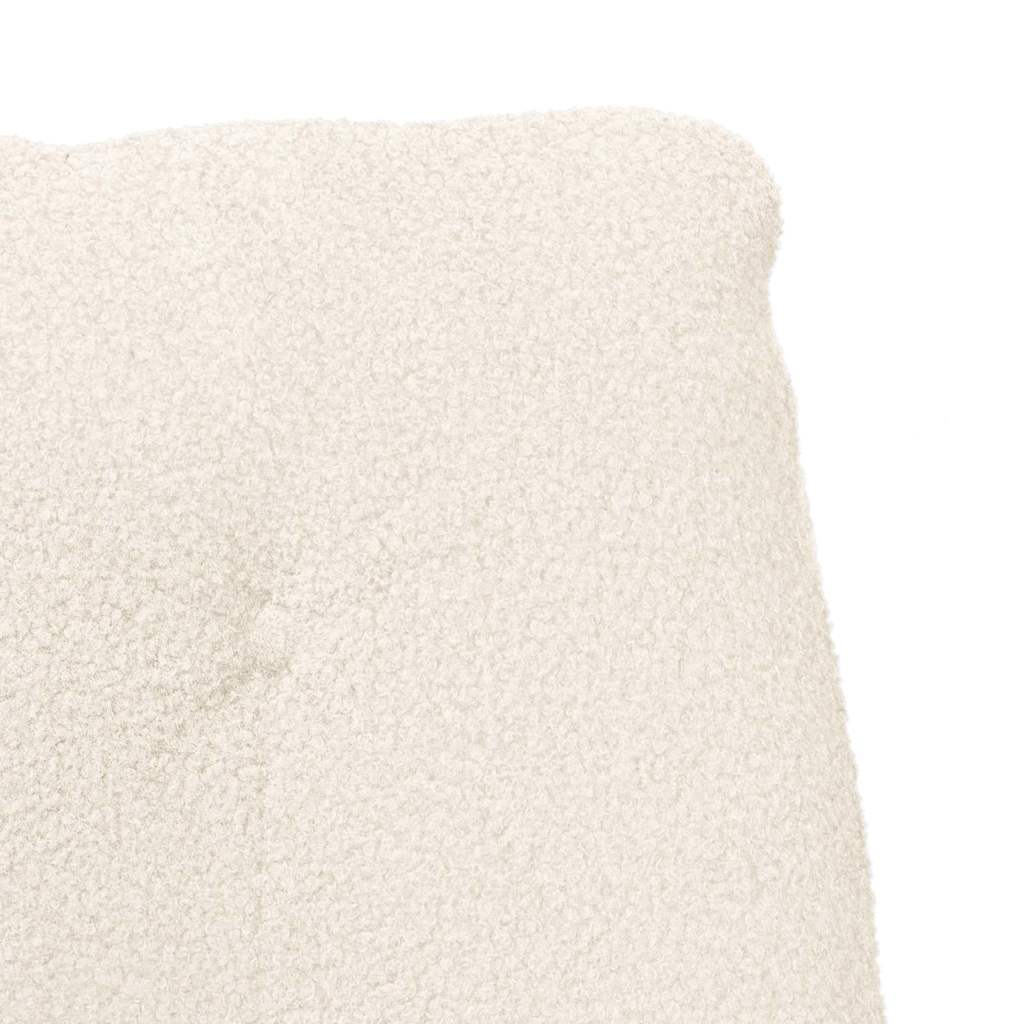 Relaxing Chair Cream 69 x 74 x 93 cm Fabric