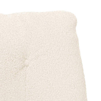 Relaxing Chair Cream 69 x 74 x 93 cm Fabric