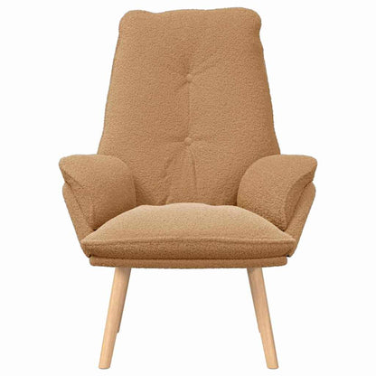 Armchair Beige 61 x 78 x 98 cm Sherpa Fabric