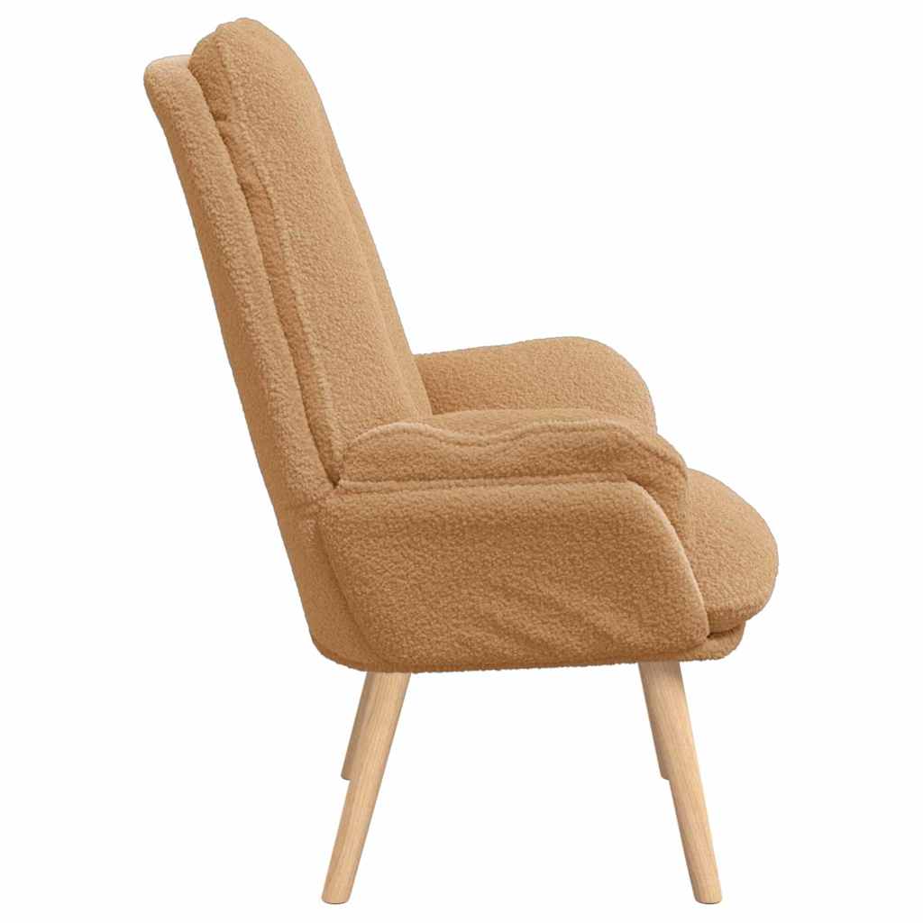 Armchair Beige 61 x 78 x 98 cm Sherpa Fabric