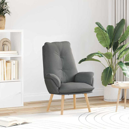 Relaxing Chair Dark grey 69 x 74 x 93 cm Fabric