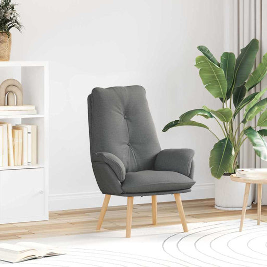 Relaxing Chair Dark grey 69 x 74 x 93 cm Fabric