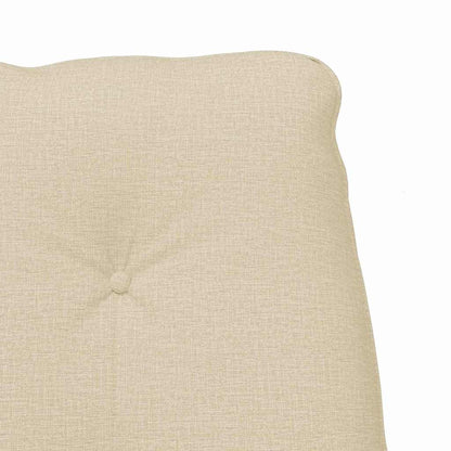 Relaxing Chair Cream 69 x 74 x 93 cm Fabric