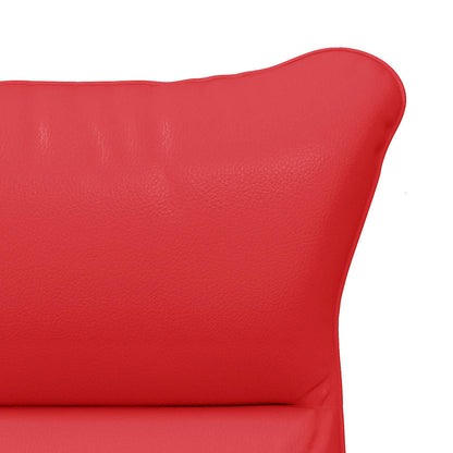 Armchair Red 69 x 74 x 93 cm Artificial Leather