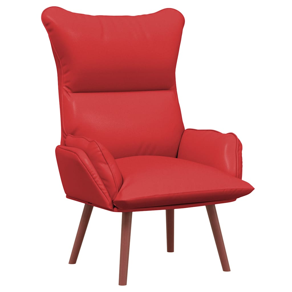 Armchair Red 69 x 74 x 93 cm Artificial Leather