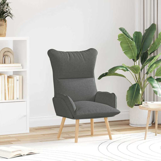 Relaxing Chair Dark grey 69 x 74 x 93 cm Fabric