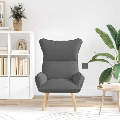 Relaxing Chair Dark grey 69 x 74 x 93 cm Fabric