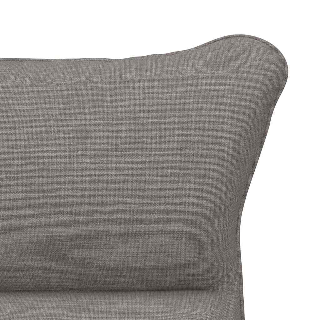 Relaxing Chair Taupe 69 x 74 x 93 cm Fabric