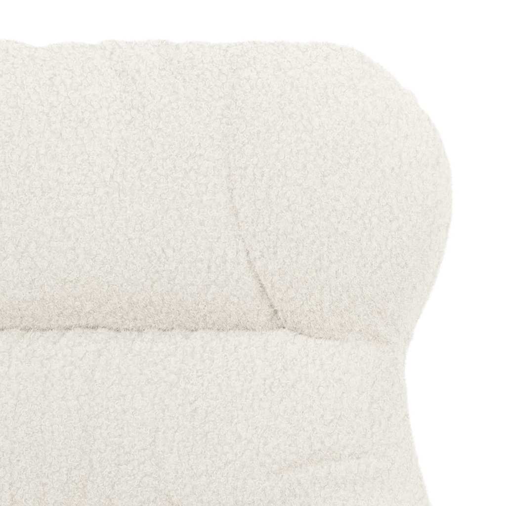 Relaxing Chair Cream 69 x 74 x 93 cm Fabric