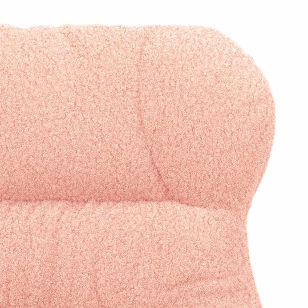 Relaxing Chair Pink 69 x 74 x 93 cm Fabric