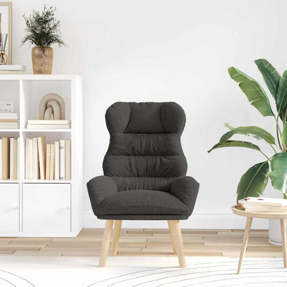 Relaxing Chair Dark grey 69 x 74 x 93 cm Fabric