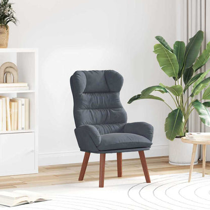 Relaxing Chair Dark grey 69 x 74 x 93 cm Velvet