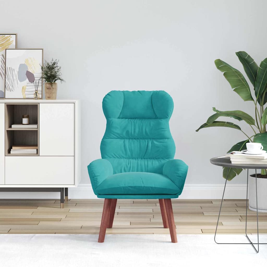 Armchair Turquoise 69 x 74 x 93 cm Velvet
