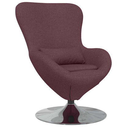 Egg Chair Purple 63 x 73 x 90 cm Fabric